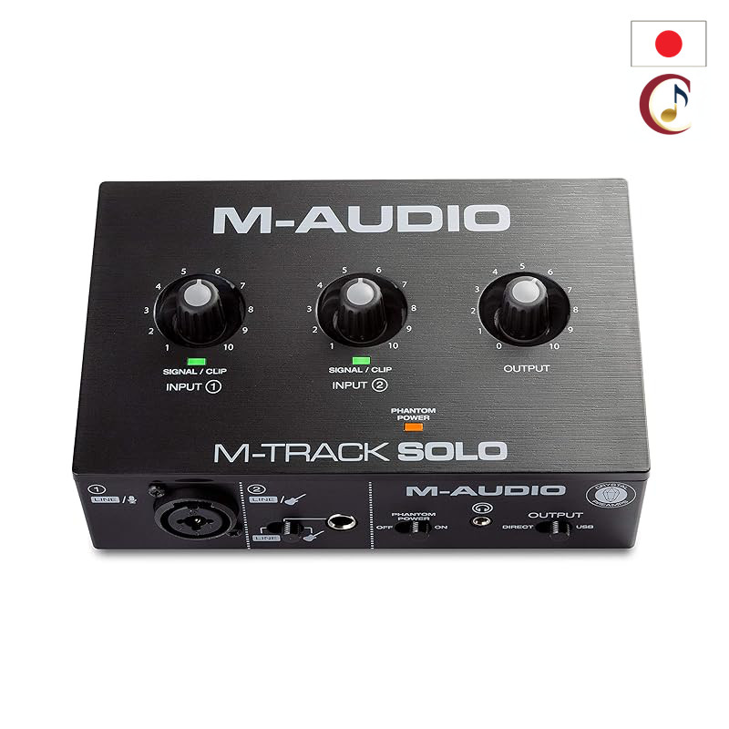 M-Audio M-Track Series USB Audio Interface for Mac/Windows, Ideal for Recording, Live Streaming & Po