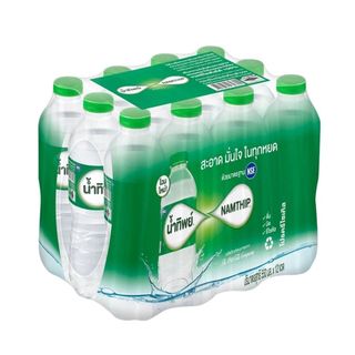 น้ำทิพย์ น้ำดื่ม Namthip Drinking Water 550ml. Pack12