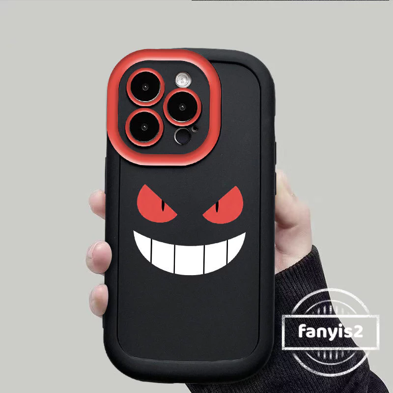 เคสลายการ์ตูนยิ้มสำหรับ Realme C25s C15 C11 C21Y C12 C53 C63 C55 C30 C35 C25Y C65 C67 C33 9i 8i 5 5i 5s C3 Narzo 50A 50i thumbnail 6