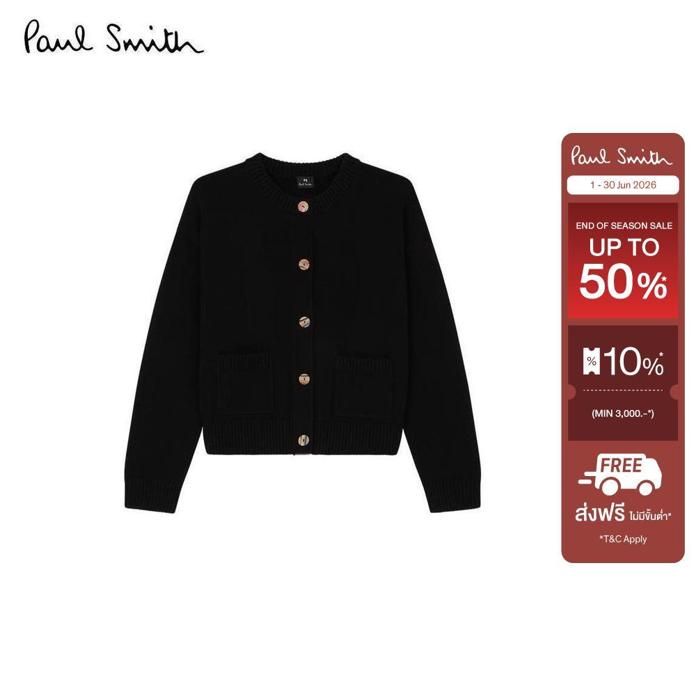 Paul Smith เสื้อคาร์ดิแกนผู้หญิง รุ่น W2R-585N-T31330-79 สี Black
