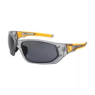 DEWALT รุ่น DPG112-2D-EU แว่นตานิรภัย กรอบสีเทา/เหลือง เลนส์สีควัน