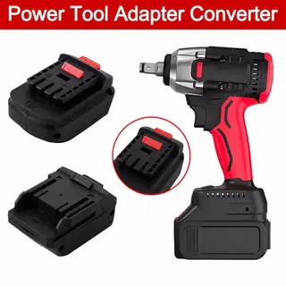 AULORAMT ตัวแปลงแบตเตอรี่ลิเธียม, อะแดปเตอร์แบตเตอรี่ 18V 2 in 1, อะแดปเตอร์แปลงพลาสติกอะแดปเตอร์เครื่องมือไฟฟ้าสําหรับ Makita