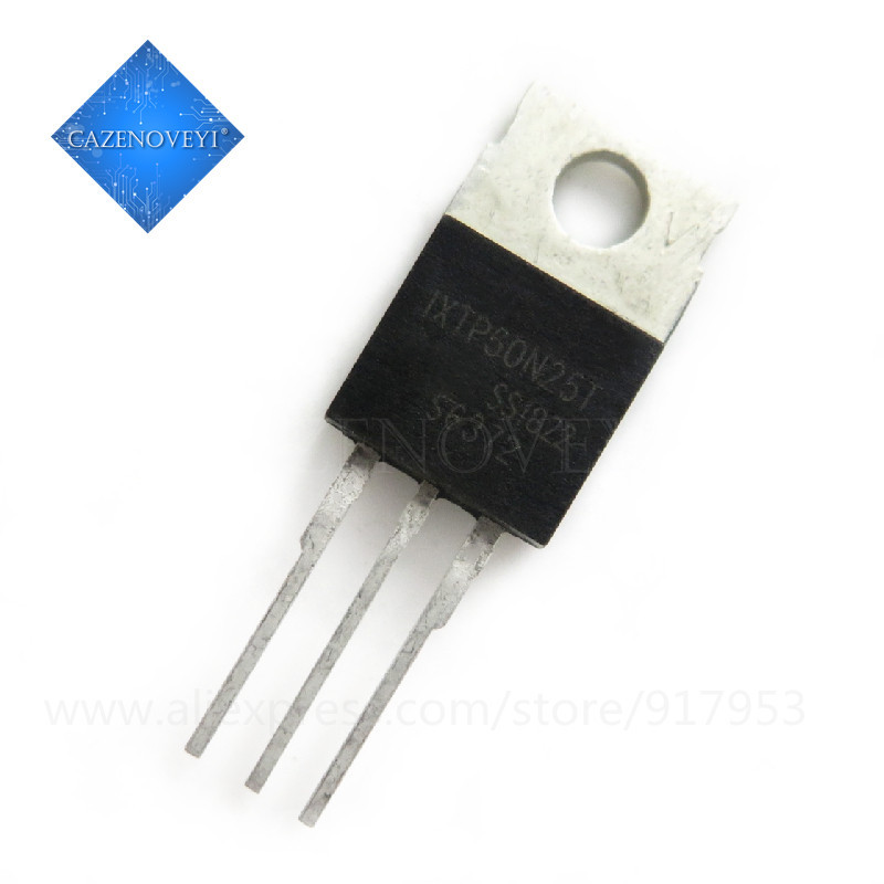 ชิป IXTP50N25T 50N25 TO-220 250V 50A 5 ชิ้น