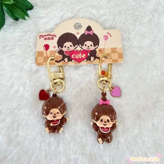 [งานลิขสิทธิ์] พวงกุญแจม่อนชิชิ monchhichi มีหลายลายงานลิขสิทธิ์ น้องน่ารักมากกก
