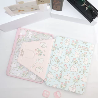 เคสหมุน360องศา for Samsung Tab A11+A9+ A11 8.7 S9FE S10+ S10 FE S9 Lite S6 Lite ใส่ปากาได้