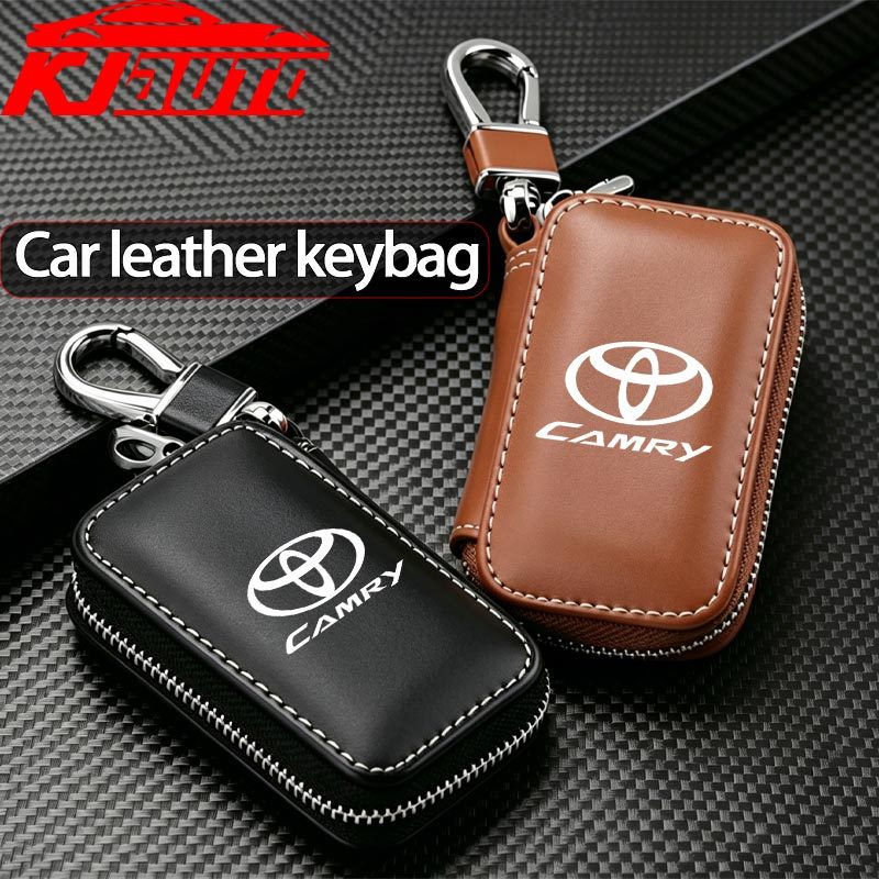 Toyota Camry หนังกุญแจรถป้องกัน Auto Key Fob พร้อมพวงกุญแจสําหรับ Camry XV40 XV50 XV7 XV80 2024-2030