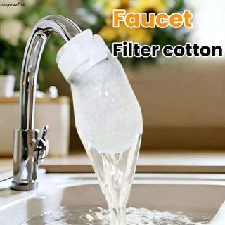 NIUYONI 10/20/50Pcs Faucet Filter Cotton, Thickened Anti-splash Faucet Filter, with T-strap Universal Tap Water Filter Bag