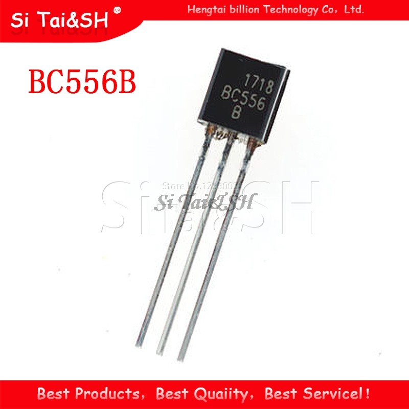 100PCS BC556B TO92 BC556 TO-92 NPN ทรานซิสเตอร์วัตถุประสงค์ทั่วไป IC ใหม่และต้นฉบับ