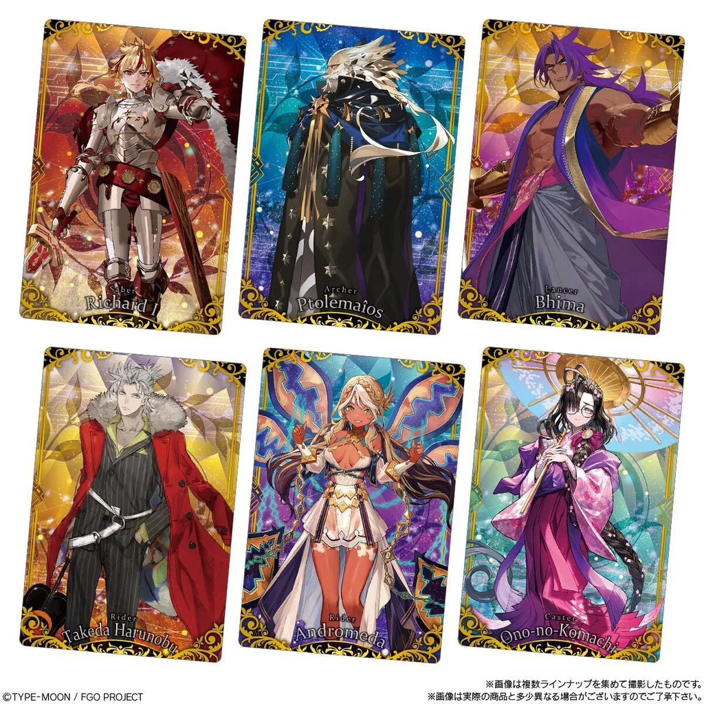 การ์ดของเล่นขนม fgo เวอร์ชั่นญี่ปุ่น หมายเลข 14 Fate Candy Toy Card fgo Collection Card สินค้าชะตากร