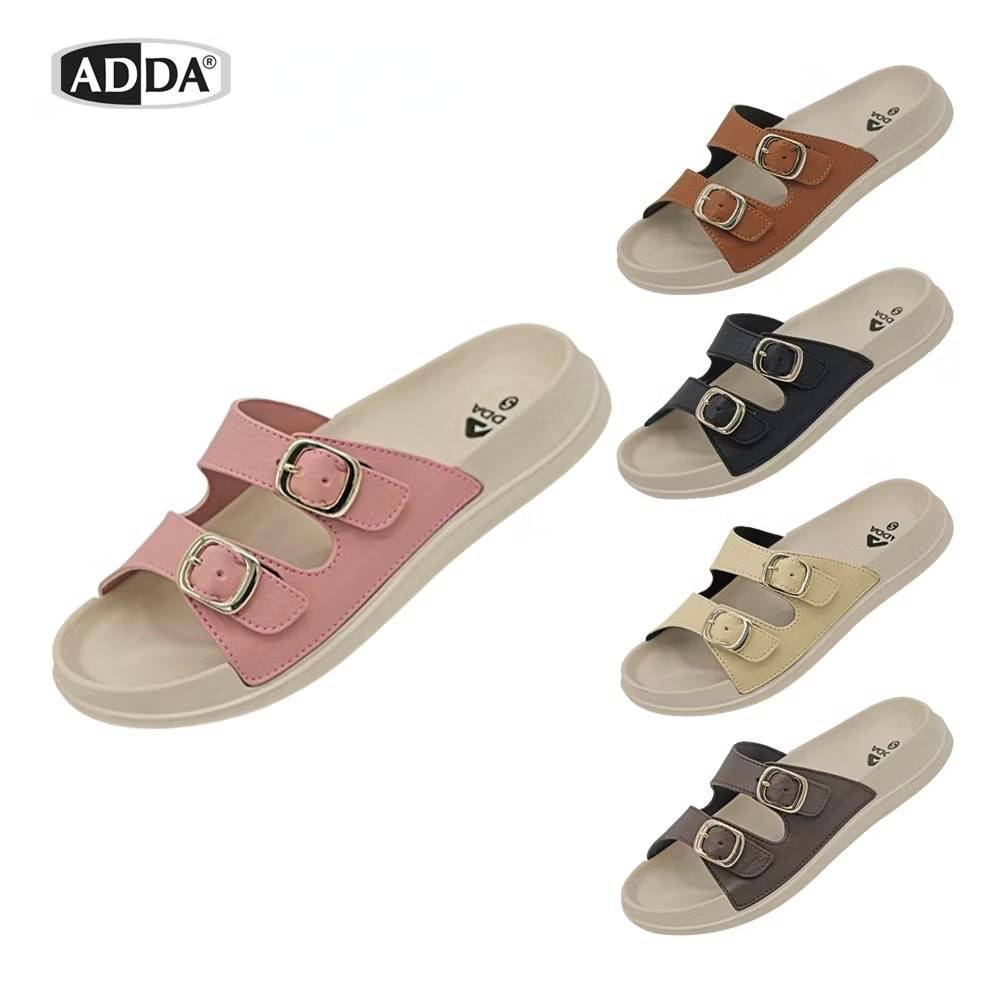 ADDA รุ่น 35F02-W1 รองเท้าแตะ สองตอน เข็มขัด แบบสวม สำหรับผู้หญิง  (ไซส์ 4-7) พร้อมส่งด่วน