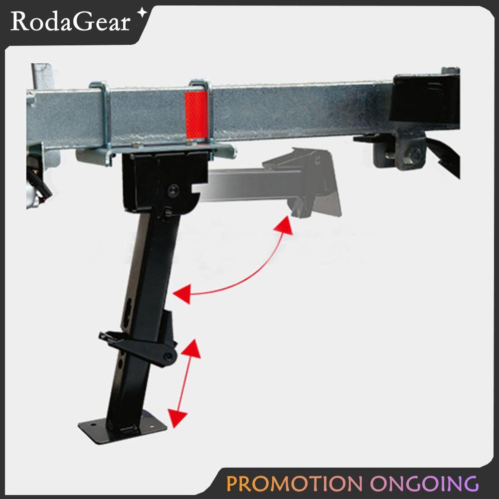 RodaGear Trailer Stabilizer แจ็คแจ็ค 650lbs รองรับ 1000lbs ยกความจุ Telescoping ปรับ Swing Down Outriggers