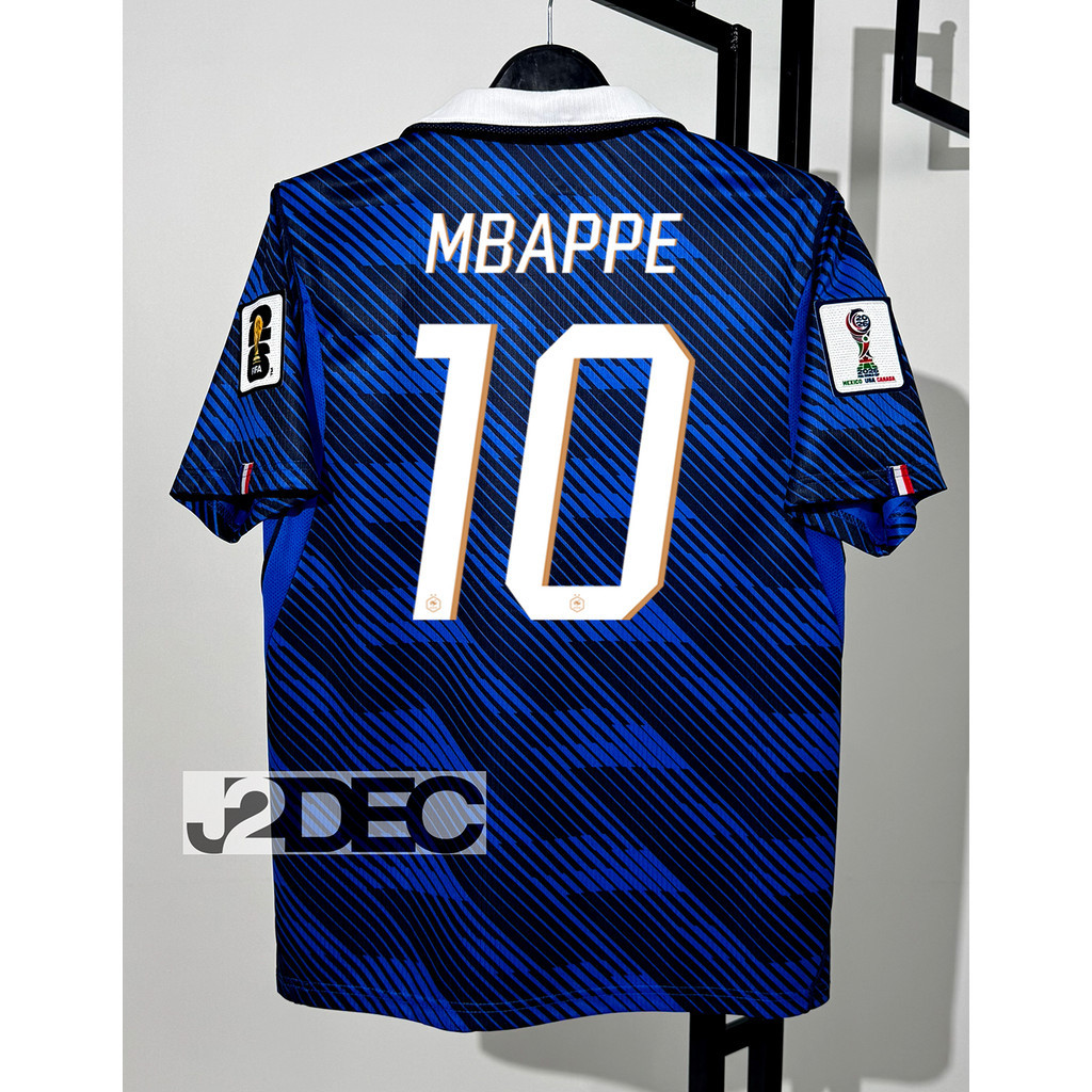 ใหม่!! เสื้อฟุตบอลโลกทีม ตราไก่ [ 3A ] เกรดแฟนบอล Home เหย้า ปี 2026 ฟลูออฟชั่น-WC ชื่อเบอร์นักเตะครบทุกคน