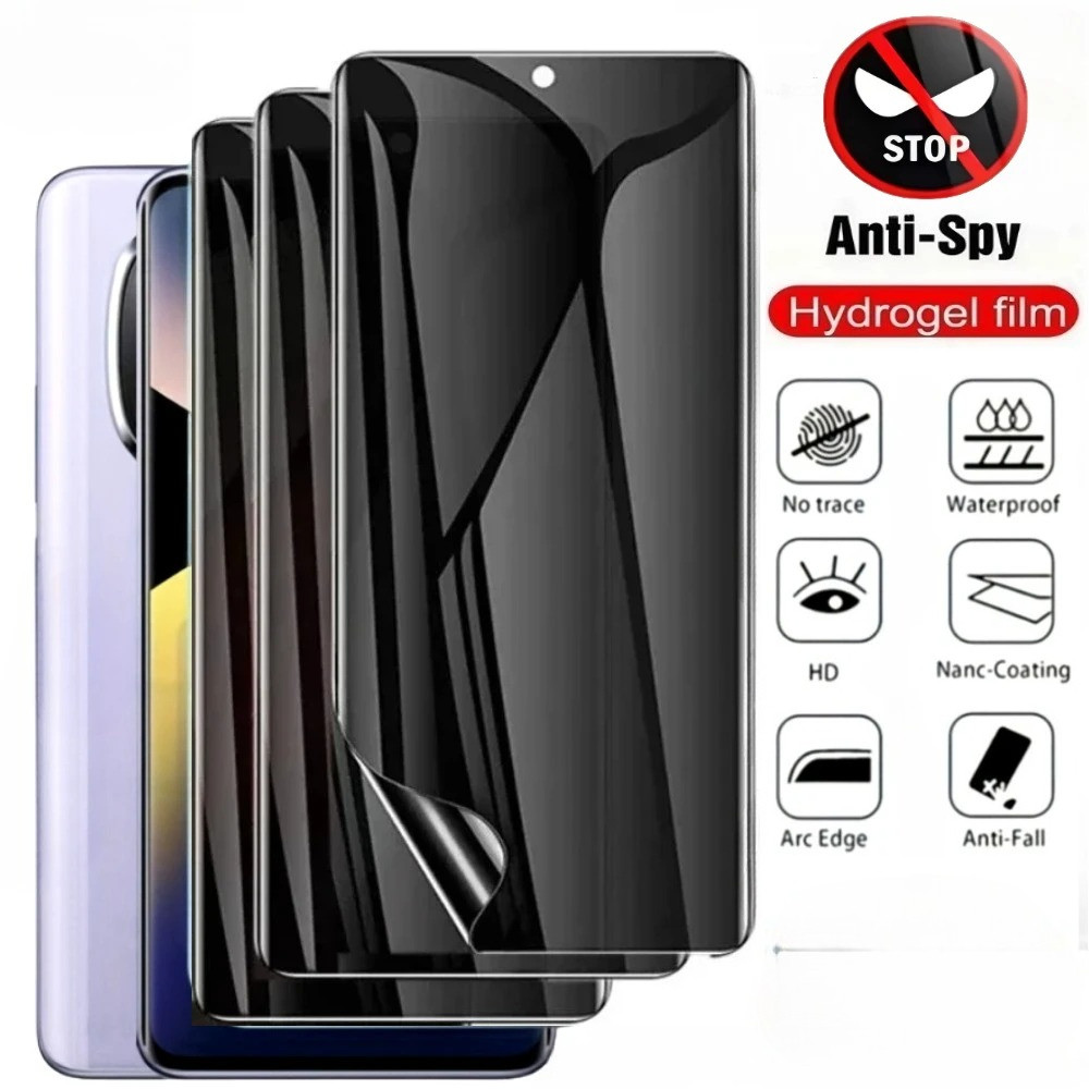 3-1 ชิ้น Anti Spy Hydrogel ฟิล์มสําหรับ Vivo X300s X300 X200T X200s X200 X100s X100 Pro mini Ultra F