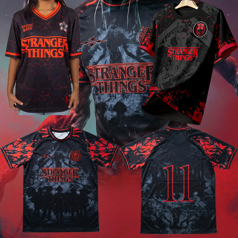2026 ยอดนิยมอเมริกัน TV Vesterez Stranger Series 3D พิมพ์เสื้อยืดแห้งเร็ว,เสื้อกีฬาลําลอง,แขนสั้น