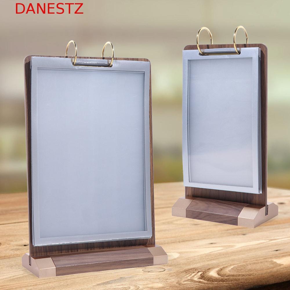 DANESTZ Ads ขาตั้งจอแสดงผล, ใบหลวมผู้ถือเมนูผู้ถือบัตร, A4/A5/A6 อะคริลิค Multi หน้าผู้ถือป้ายผู้ถือป้ายขาตั้งจอแสดงผล Desktop Binder