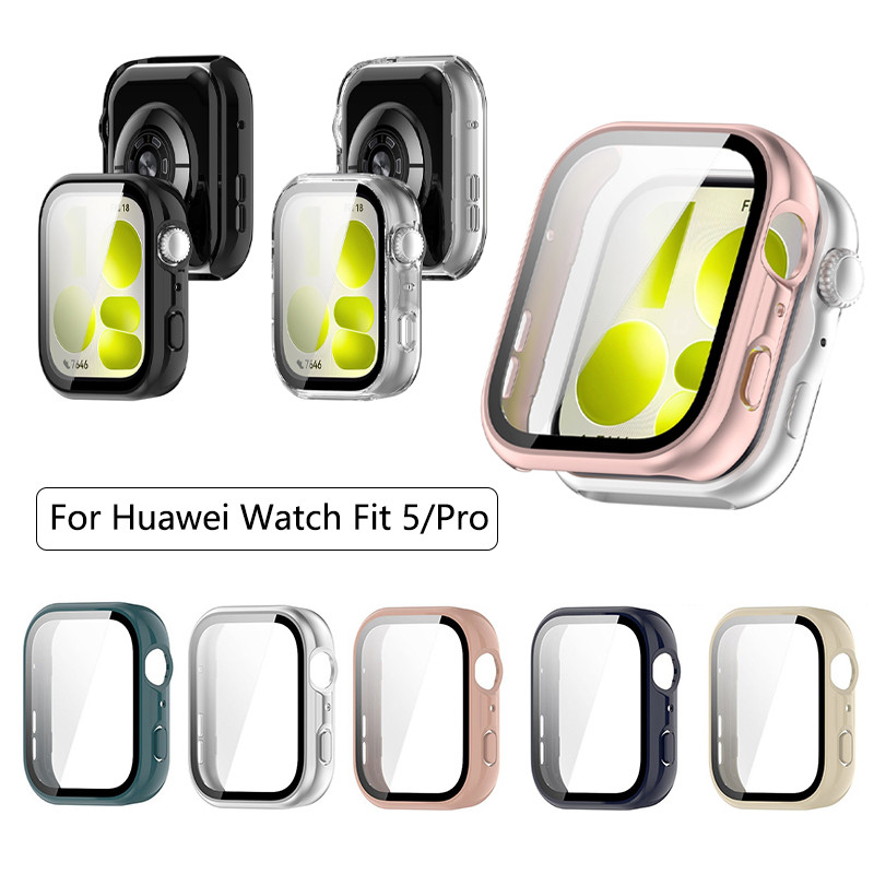 เคสป้องกันเชลล์พีซีแบบแข็งสําหรับนาฬิกา Huawei Fit 5 Pro