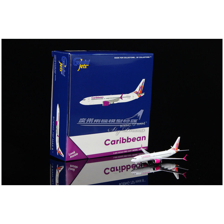 [] GeminiJets GJBWA21 Caribbean Airlines Boeing B737 MAX 8 9Y-CAL 1: 400