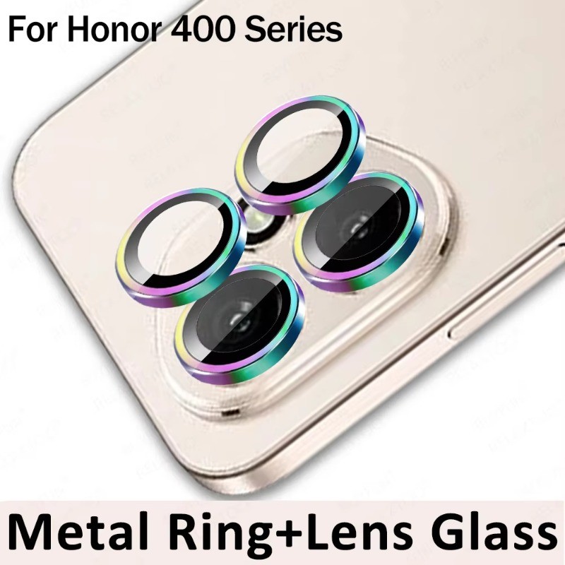 สําหรับ Honor 400 400Pro Honor400/400Pro อลูมิเนียมเลนส์ป้องกันแหวนสําหรับ Honor 400 Pro โทรศัพท์กล้