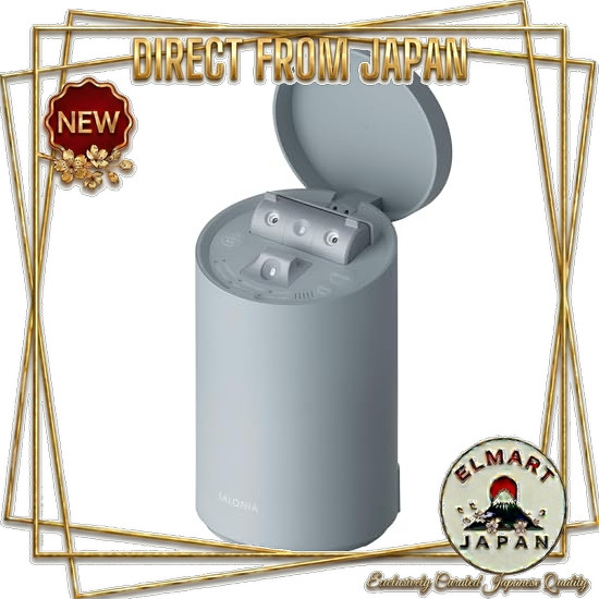 [Direct From Japan] SALONIA SALONIA Purebright Steamer Facial Machine Face Steamer Beauty Gray 【.co.