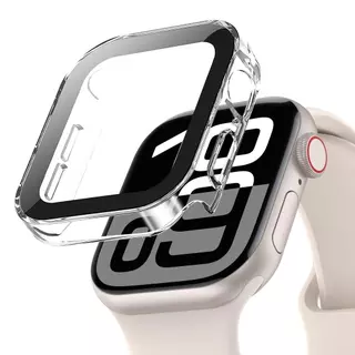 กันน้ําขอบตรงป้องกันหน้าจอสําหรับ Apple Watch11 10 46 มม.42/9 8 7 6 5 44 มม.41/45/40/SE3 /SE2 Ultra3/2 49 มม.อุปกรณ์เสริม
