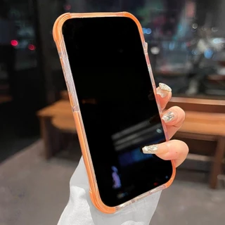 เคส iPhone 17 Pro 16 15 Pro Max ใส ซิลิโคนแม่เหล็ก สำหรับ ฝาครอบอะคริลิคกันกระแทก ถุงลมนิรภัย