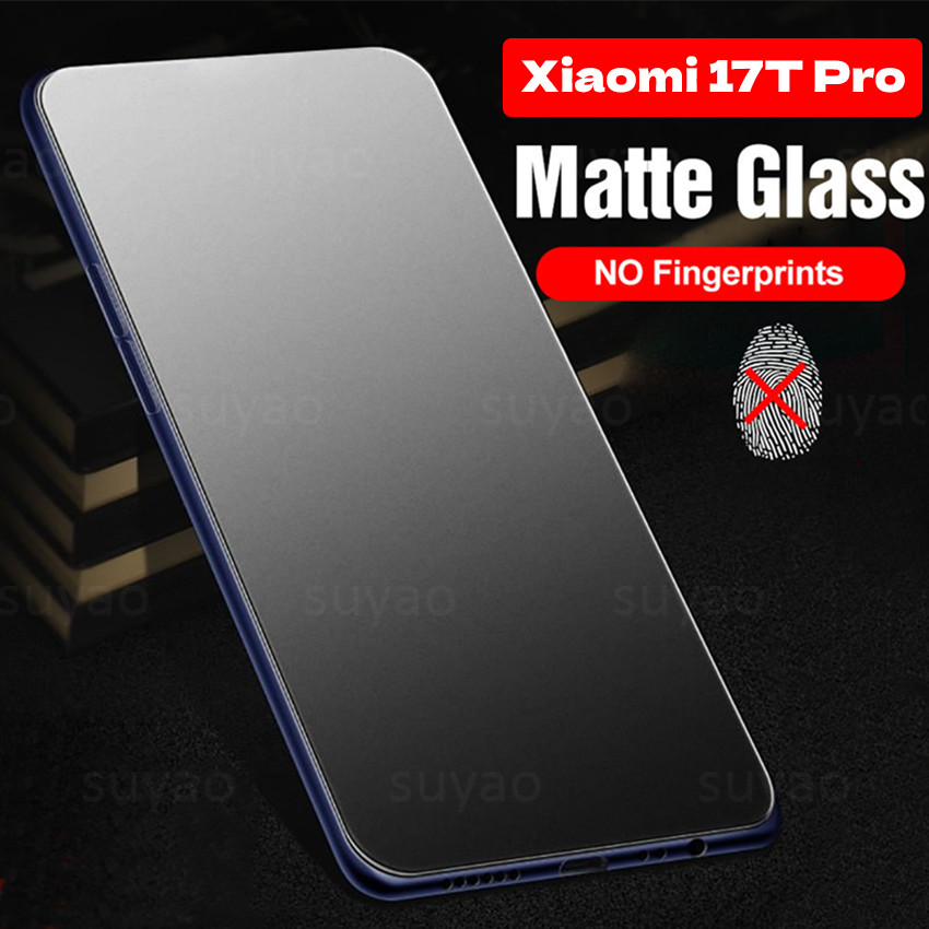 สําหรับ Xiaomi 17T Pro 17TPro 2026 9D Frosted Matte Glass Screen Protector 9H Xiaomi17TPro Xiaomi17T Mi ป้องกันฟิล์มกระจกนิรภัย Scratch คลุมทั้งหมด