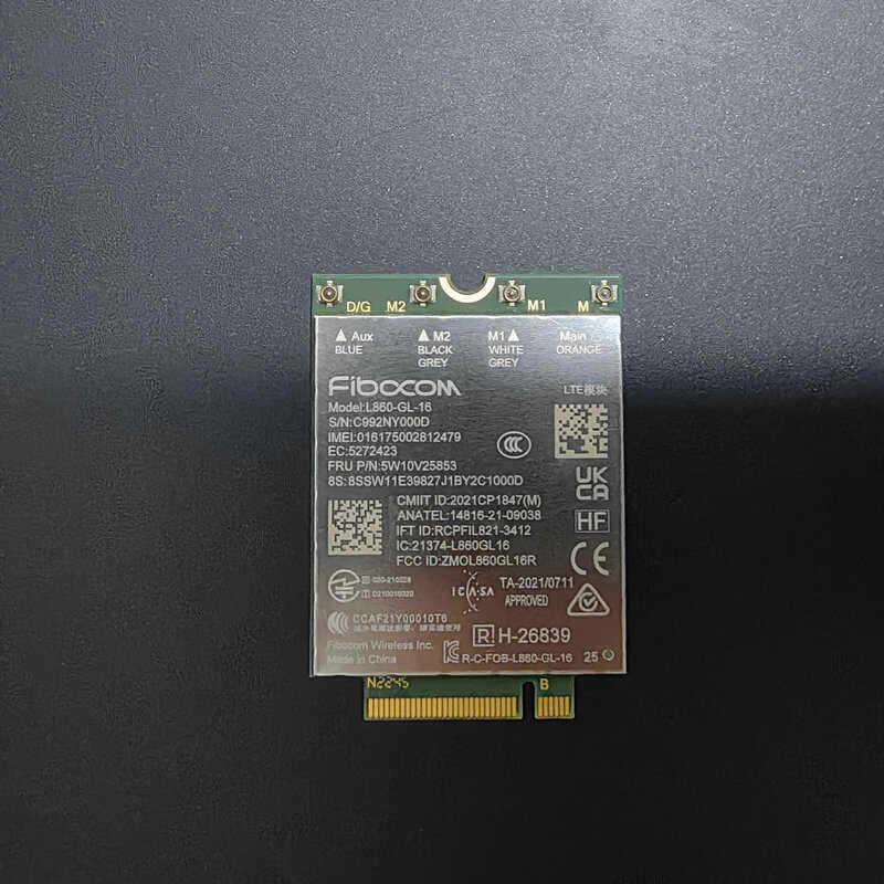 Lenovo ThinkPad T16 P16s Gen1-2 4G โมดูล L860-GL-16 5W10V25853