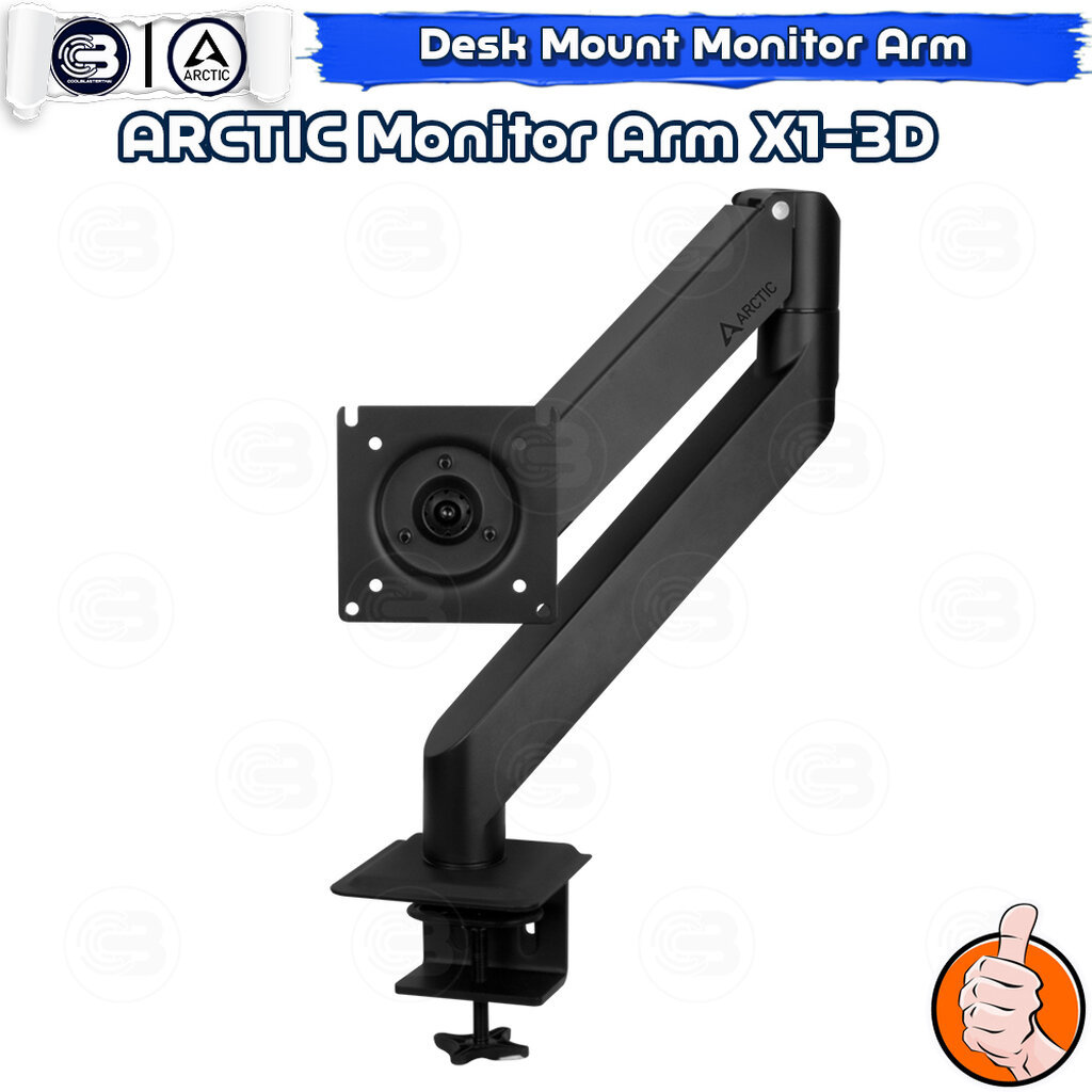 [CoolBlasterThai] ARCTIC X1-3D Desk Mount Gas Spring Monitor Arm