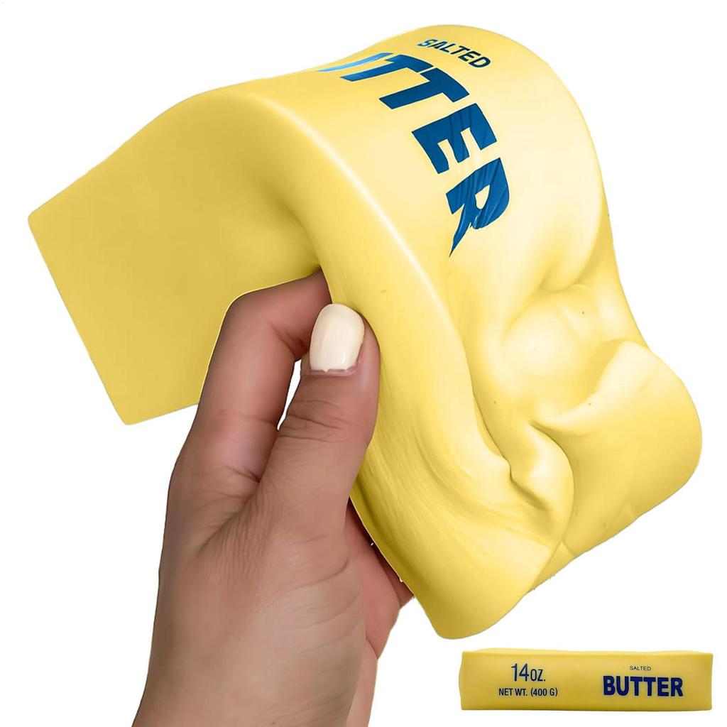 เนยความเครียดของเล่นนุ่มบีบความเครียดของเล่นช้า Rebound Giant Butter นวดผ่อนคลาย Fidget fadzath