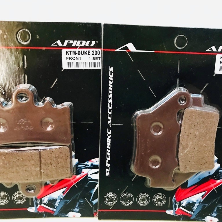 APIDO DISK BRAKE PAD KTM DUKE 200 RC200 RC 200 DUKE200 390 ด้านหลังด้านหน้า