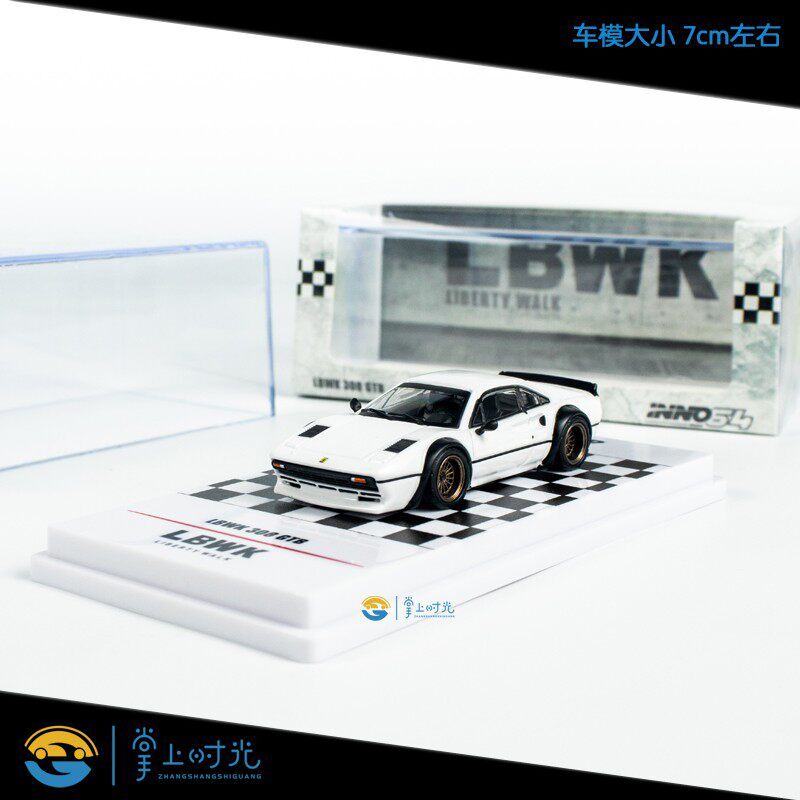 พร้อมสต็อก INNO 1: 64 LB LBWK Ferrari 308 GTB Leap Horse 308GTB รุ่นรถดัดแปลงตัวกว้าง