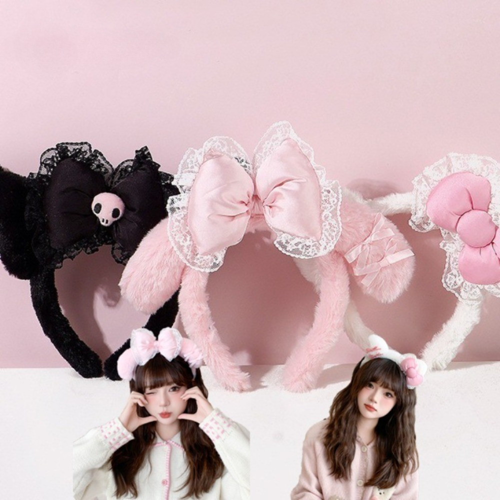SANRIO ที่คาดผมลายการ์ตูนซานริโอ อิน สไตล์หวานและน่ารักเครื่องประดับที่คาดผมตุ๊กตาผู้หญิง