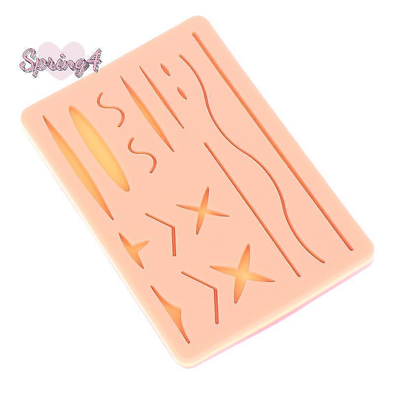 <Spring4> การฝึกการแพทย์ Skin Injector Pad Suture Training Kit แผลผ่าตัด Nice