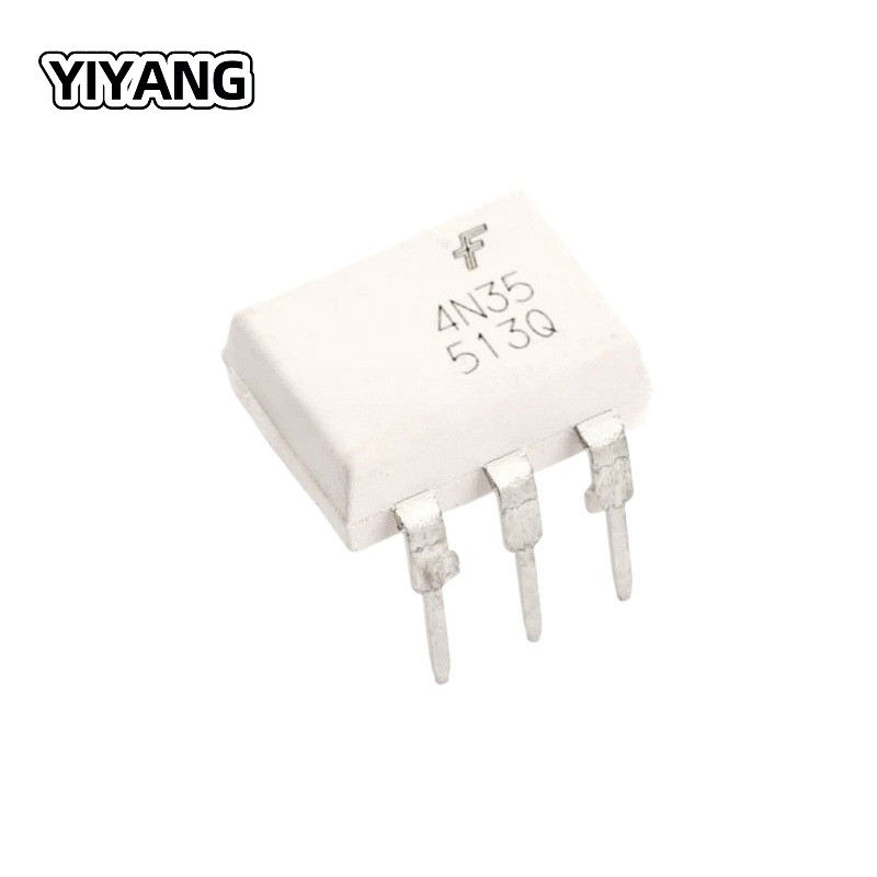 1PC 4N35M DIP-6 Optocoupler ชิปโดยตรงปลั๊กทรานซิสเตอร์เอาต์พุต Optocoupler ส่วนประกอบอิเล็กทรอนิกส์ 