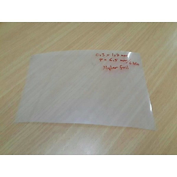 Mylar foil/Mika Film 0.15mm 100x100cm