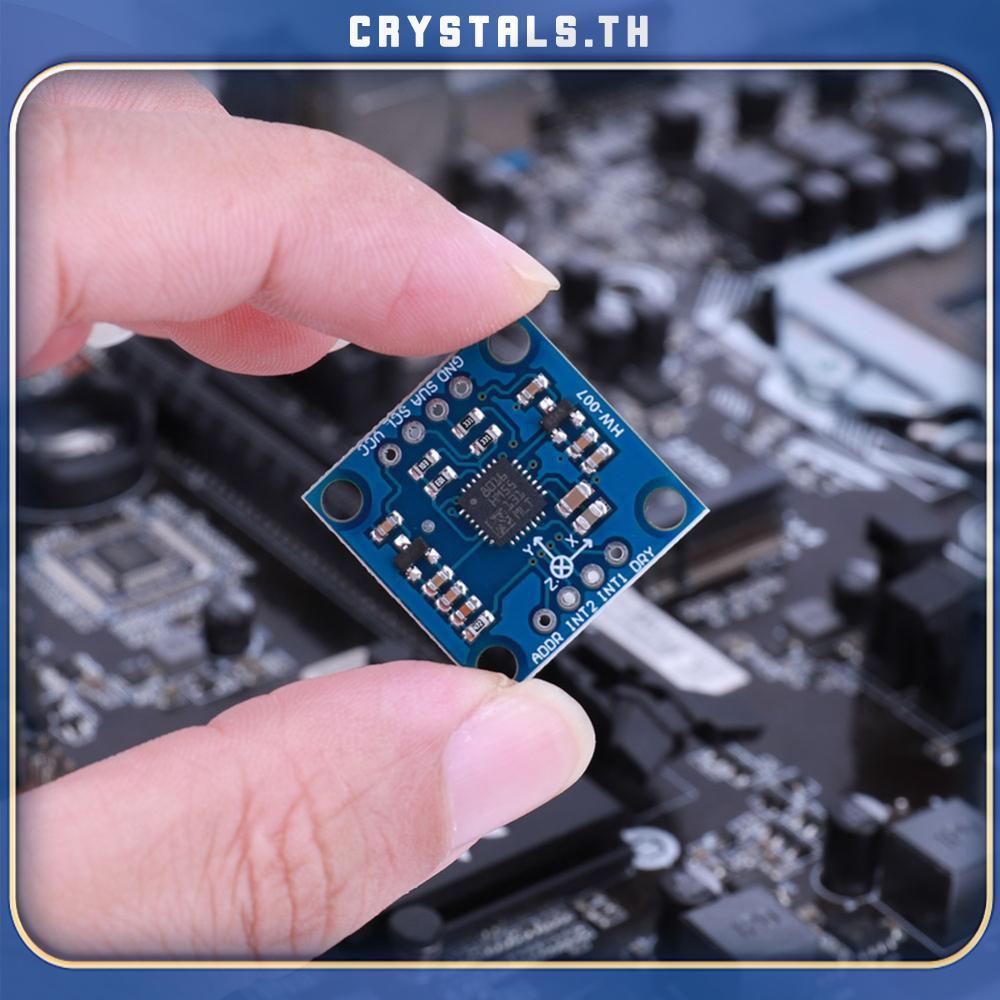 [CrystalS.th] GY-51 LSM303 LSM303D LSM303DLH โมดูลเซ็นเซอร์เข็มทิศแกนสามแกนสําหรับ Arduino [CrystalS