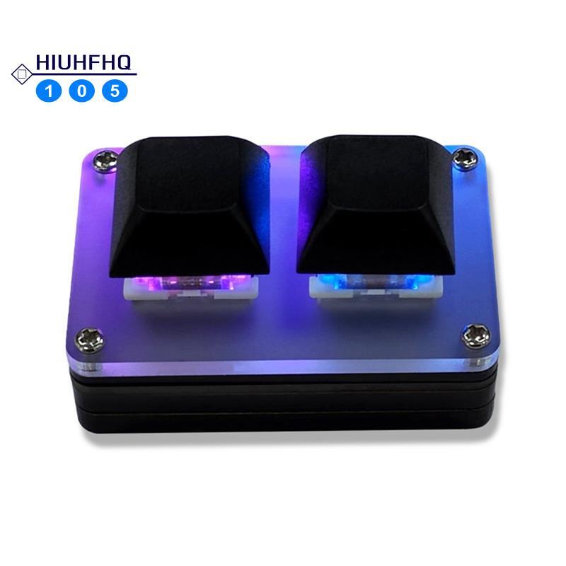 Hiuhfhq1062-Key Mini Keyboard Copy and Paste Programmable Custom Gaming Mechanical Keyboard พร้อมไฟ 
