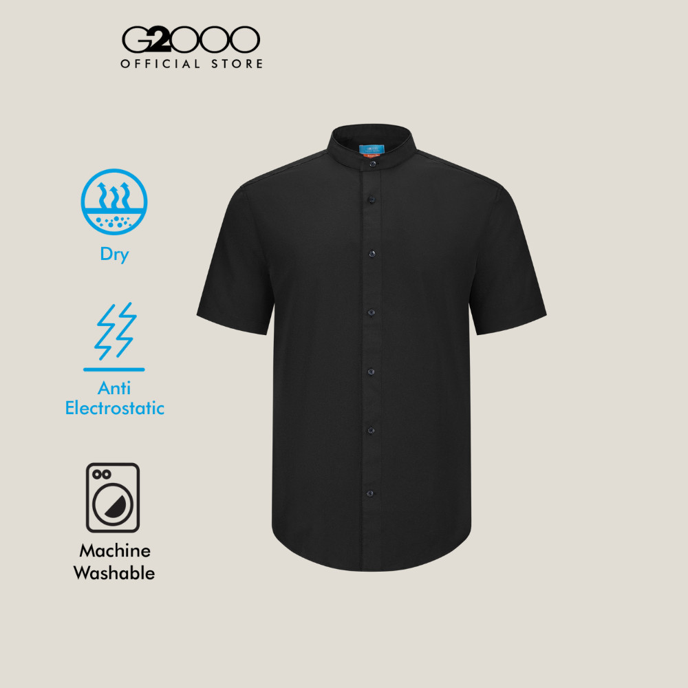 G2000 เสื้อเชิ้ตแขนสั้นลำลองสำหรับผู้ชาย Smart Fit รุ่น 5613280299 สีดำ