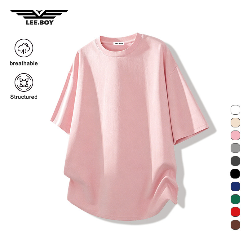 เนื้อผ้านุ่มเย็นสบาย คอกลม เสื้อยืดผู้ชาย ระบายอากาศได้ เรียบง่าย สไตล์ลำลอง (ส่งเร็ว จัดส่งจากไทย)