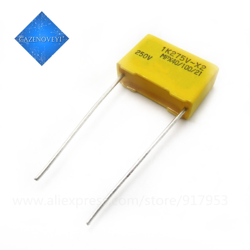 5 ชิ้นคุณภาพสูงตัวเก็บประจุความปลอดภัย MPX40/100/21 0.1uf 275v 104 275v 0.1UF 1K275V-X2 15M