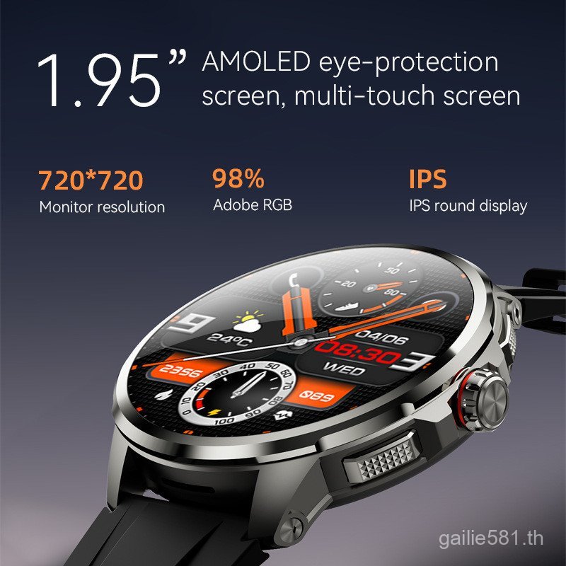Global smartwatch smartwatch การ์ดนาฬิกาโทรศัพท์ 6 ซม.หมุน Photograph Heart Rate ความดันโลหิต NFC Ac