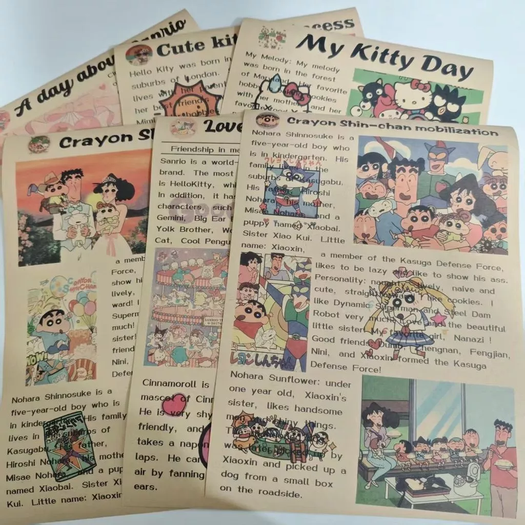 ชุดการ์ตูนย้อนยุคหนังสือพิมพ์อังกฤษสำหรับตกแต่งผนังโพลารอยด์ thumbnail 4