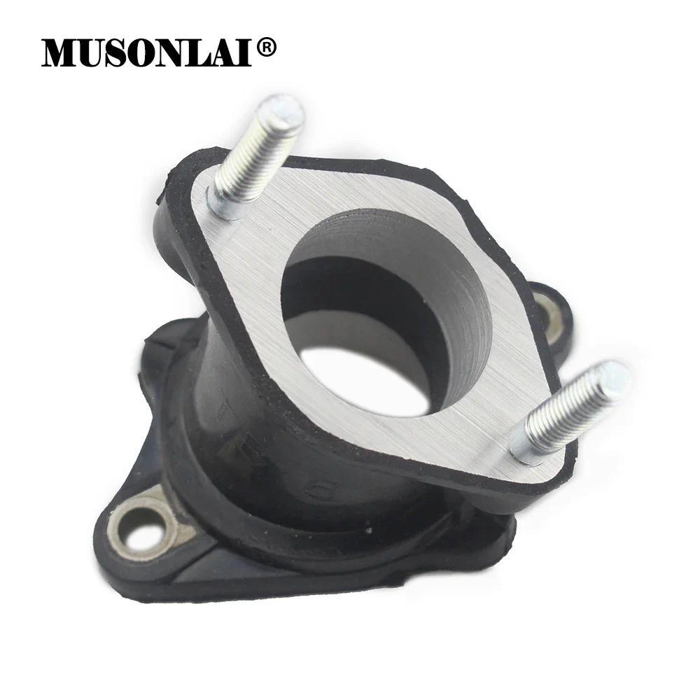 MU รถจักรยานยนต์คาร์บูเรเตอร์ Manifold Intake Interface รองเท้าสําหรับ Honda XR185A XR200 XR200R XL1