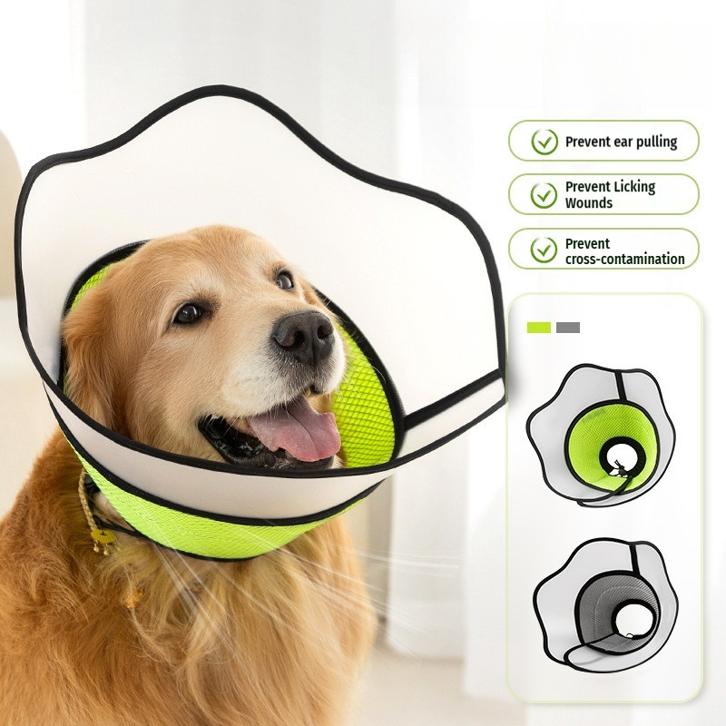 Elizabeth Collar Large Dog Anti-Lick Anti-Scratch Adjustable Collar Pet Supplies