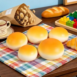[Nice Home] PU จําลองขนมปังบีบของเล่น Super Soft Stress-relief - อาหารปลอม Sensory ของเล่นมือหยิกฟื้นตัวช้า [Lell Living]