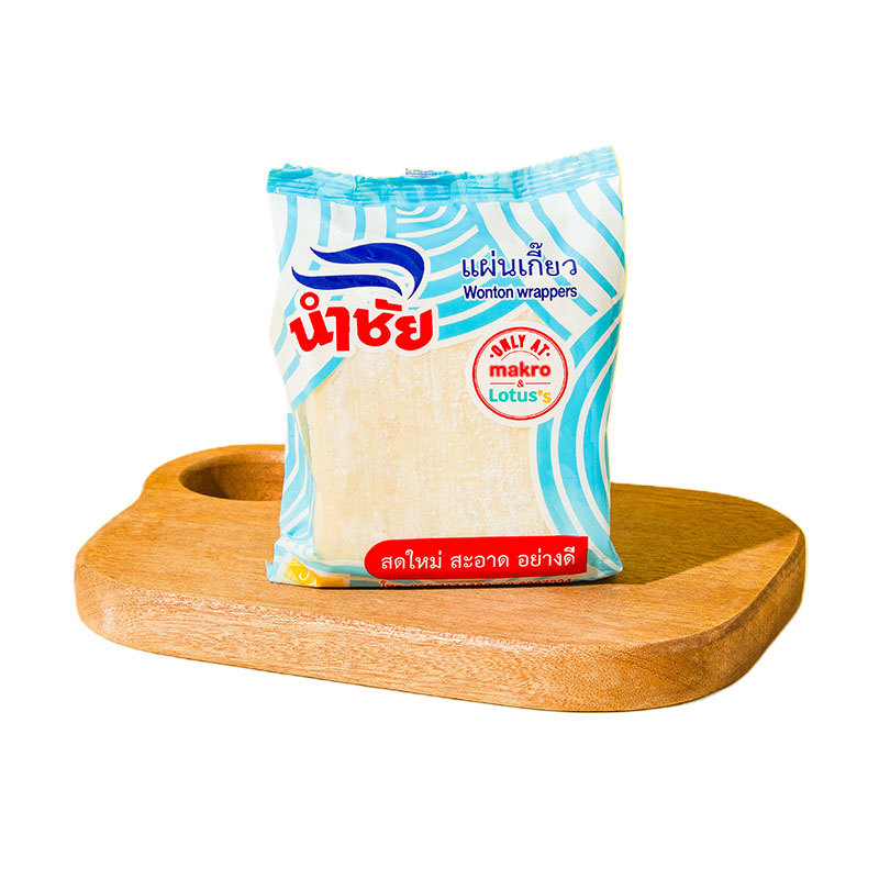 นำชัย แผ่นเกี๊ยว 300 ก. (NUMCHAI Wonton Wrappers 300 g)