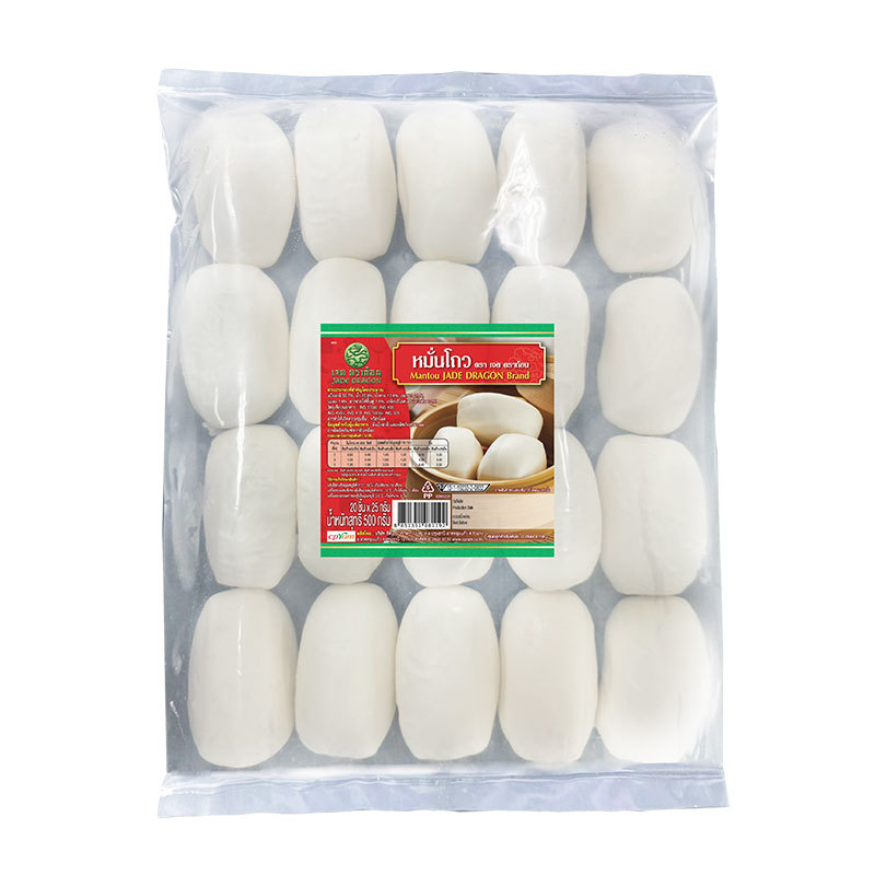 เจด ดราก้อน มินิหมั่นโถว 500 ก. 20 ชิ้น (JADE DRAGON Mini Mantou 500 g 20 pcs)