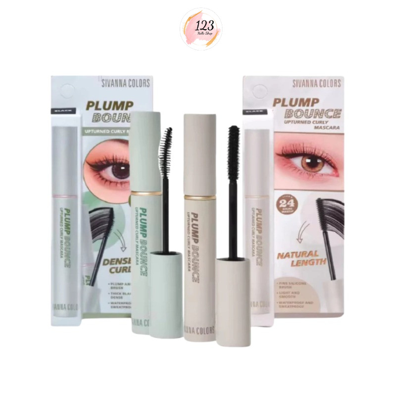 🔹 HF998 Sivanna Colors Plump Bounce Upturned Curly Mascara ซีเวนน่า คัลเลอร์ส มาสคาร่า เนื้อไฟเบอร์ 