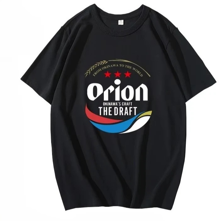 การออกแบบธีมเบียร์ Orion Orion สไตล์ Okinawa 2026 เสื้อยืดอินเทรนด์ผ้าฝ้ายแท้สไตล์ใหม่