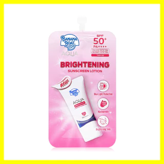 Banana Boat Aqua Brightening UV Protection Sunscreen Lotion SPF50+ PA++++ 7ml บานาน่า โบ๊ท โลชั่นกันแดดแบบซอง.